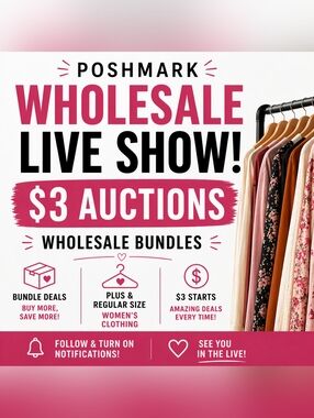 $3 LIVE SHOW – WHOLESALE BUNDLES (PLUS & REGULAR)